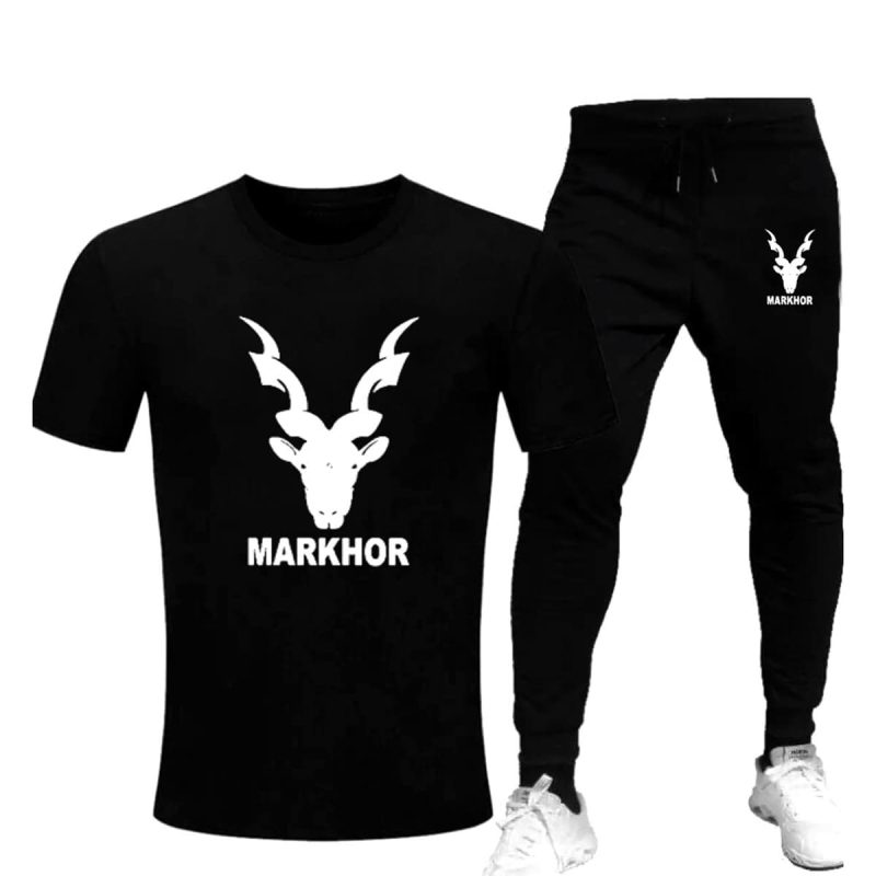 Black Printed Tracksuit for Men & Boys – Stylish & Comfortable Outfit