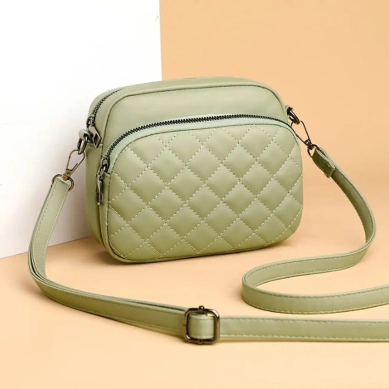 Women Bags Mini Quilted Crossbody Bag Handbag For Girls - Image 3