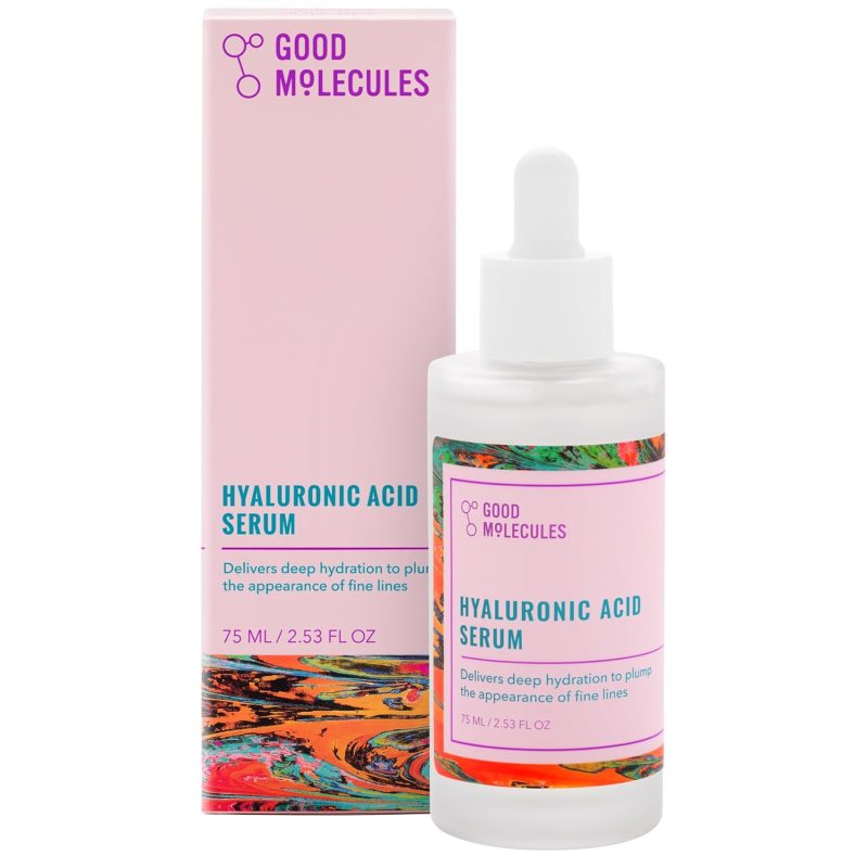 Good Molecules Hyaluronic Acid Serum - 1% Hyaluronic Acid Non-Greasy Ultra hydrating Serum